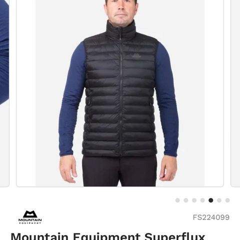 Mountain equipment vest herre S
