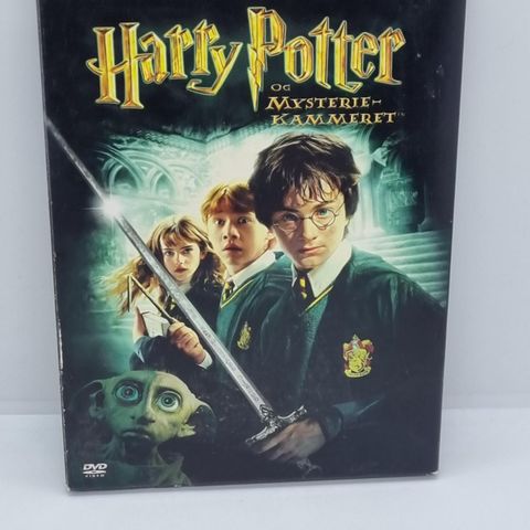 Harry Potter og Mysteriekammeret. 2 disk dvd