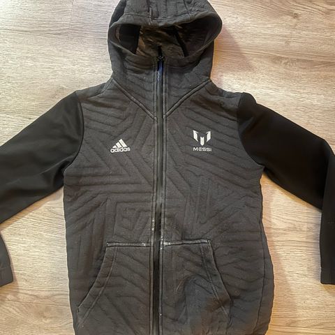 Adidas Messi hettejakke str 11-12 år