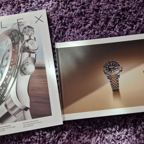 Rolex katalog 2024 og magasin 'issue 11'