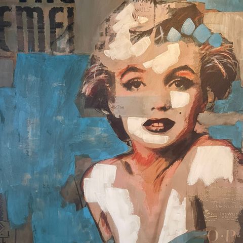 Maleri - Marilyn Monroe (stort)