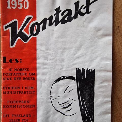 Tidsskriftet "Kontakt", nr 1, 1950.