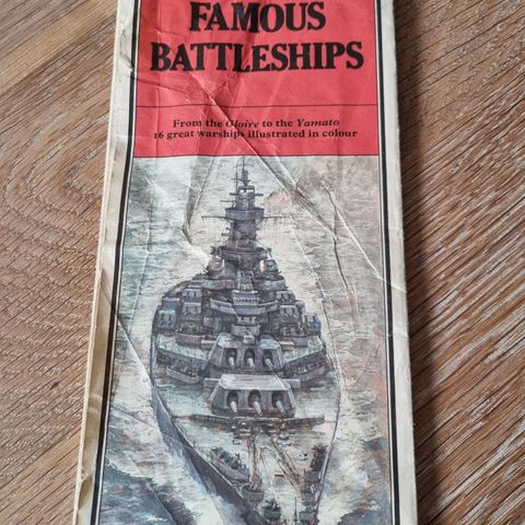 Domino - famous battleships- pub. 1979