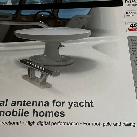 Digital antenne for campingvogn og båt