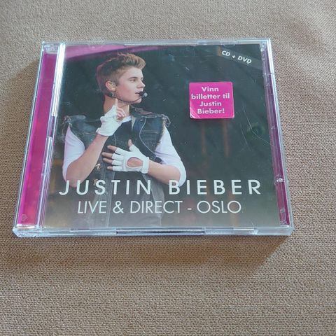 CD+DVD Justin Bieber Live & direct -Oslo