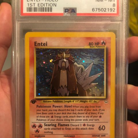 Entei holo neo revelation 1 edition Psa 8