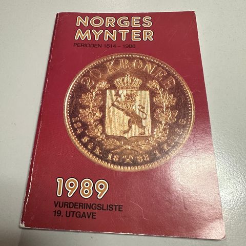 Vurderingliste for Norges mynter 1814 - 1988