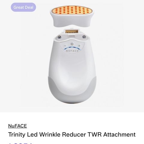 Nuface Trinity Led Wrinkle Reducer TWR Attachment