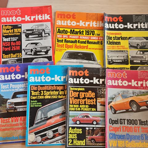 Mot Auto-Kritik Nr 1-7 1970