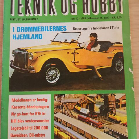 Teknik og hobby Nr 12 1968