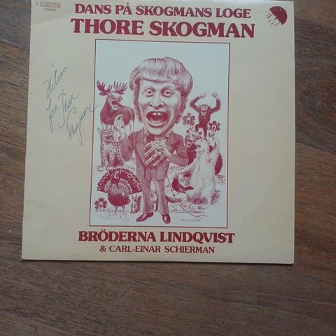 Thore Skogman LP signert utgave