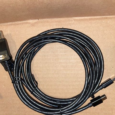 MiniDP til Displayport kabel