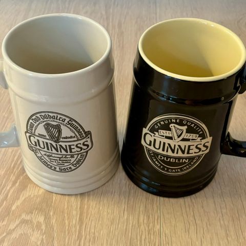 Guinness krus ølkrus med hank