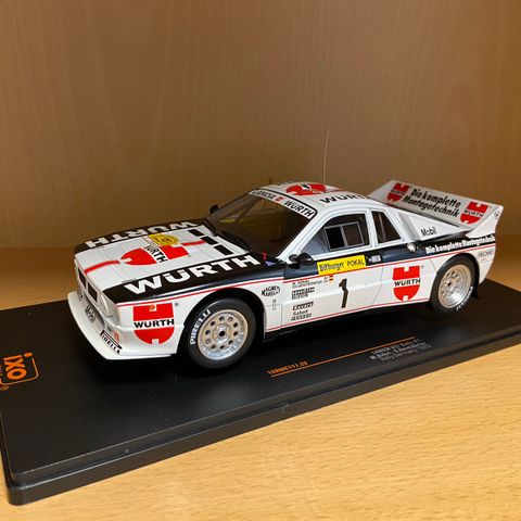 Lancia 037 Würth rally W.Rörhl 1/18 selges