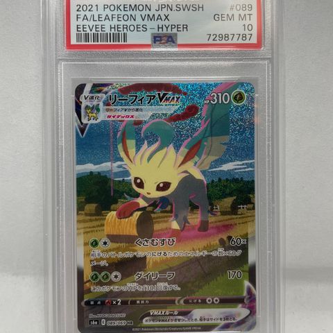 Pokemon Leafeon PSA 10