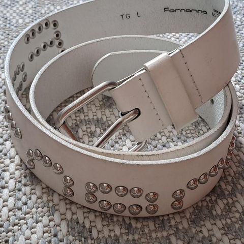 Vintage belt i skinn Fornarina