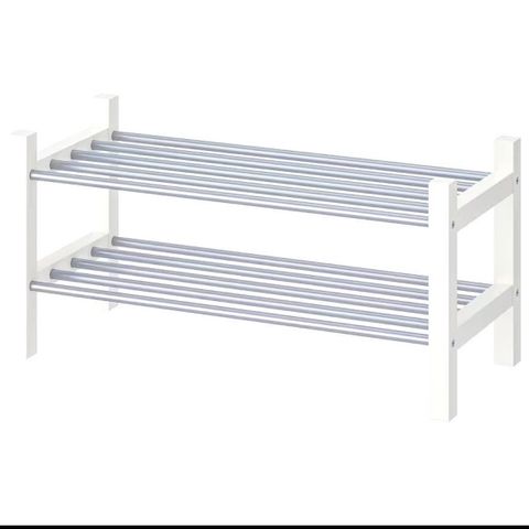 Ikea Tjusig skohylle hvit