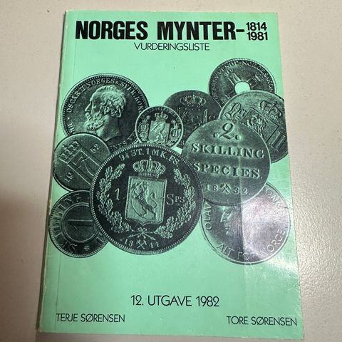 Vurderingsliste for Norges mynter fra 1982