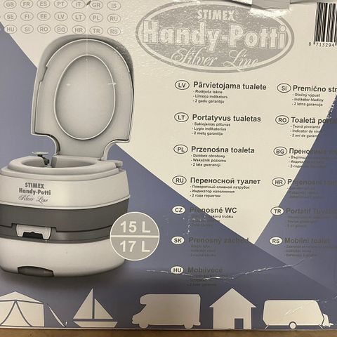 handy potti- portabelt toalett