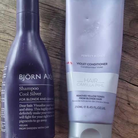 Bjørn Axen / Camilla Pihl shampoo og balsam silver