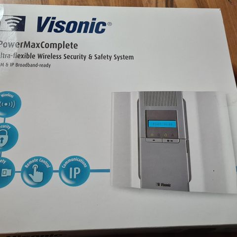 Alarmpakke - Visonic Powermax Complete - Med masse tilbehør