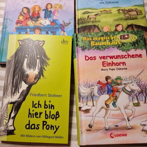 Deutsche Mädchenbücher 8-11 Jahre/ tysk jente bøker