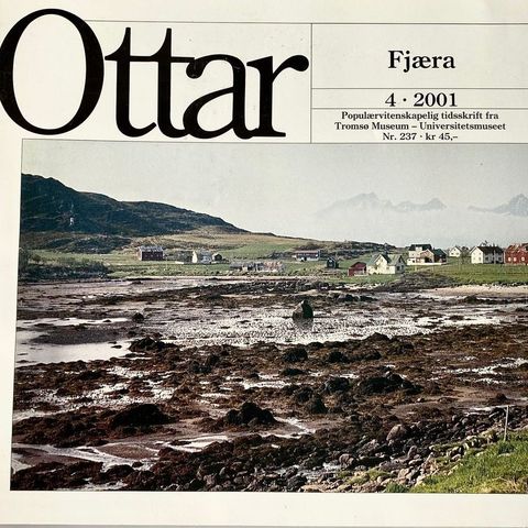 "Ottar 4:2001" Tema: Fjæra." Se forfattere og tema i annonsen