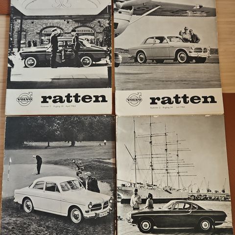 Ratten, Volvos tidning. Komplett årgang 1963