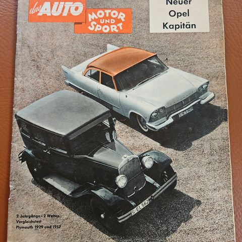 Das Auto motor und sport. Nr 13 1958