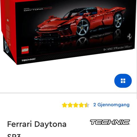 LEGO Technic 42143 Ferrari Daytona SP3