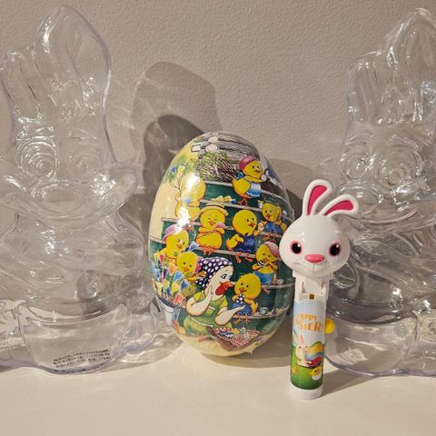 Påskeegg , kanin for fyll eller dekorasjon & push up lollipop