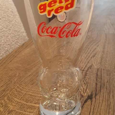 Retro Coca Cola-glass