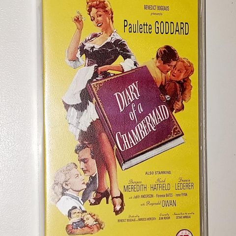 VHS SMALL BOX.DIARY OF A CHAMBERMAID 1946.