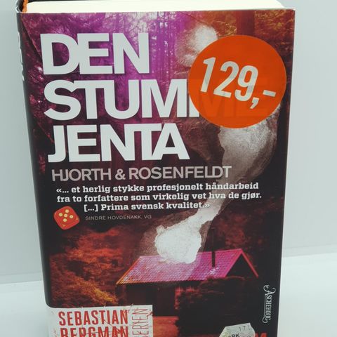 Hardcover, Den stumme jenta - Hjorth & Rosenfeldt