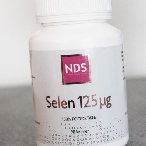 NDS Selen Biogrown 125 mcgr  90 kapsler -uåpnet