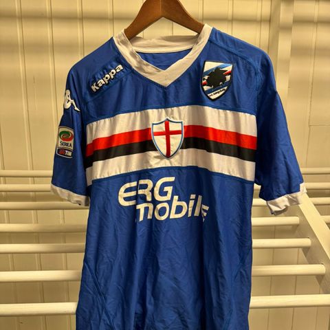 Sampdoria Kappa-drakt. Størrelse XL