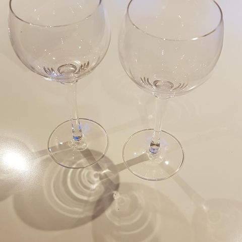 2 stk. Biri continental rødvinsglass