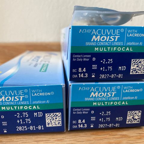 1-Day Acuvue Moist Multifocal linser