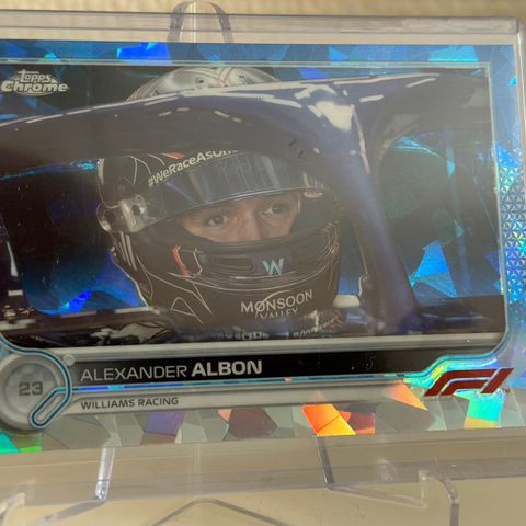 2022 Topps chrome sapphire Alexander Albon