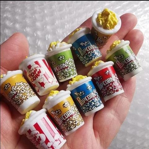 Miniatyr popcorn med eller uten skruehull