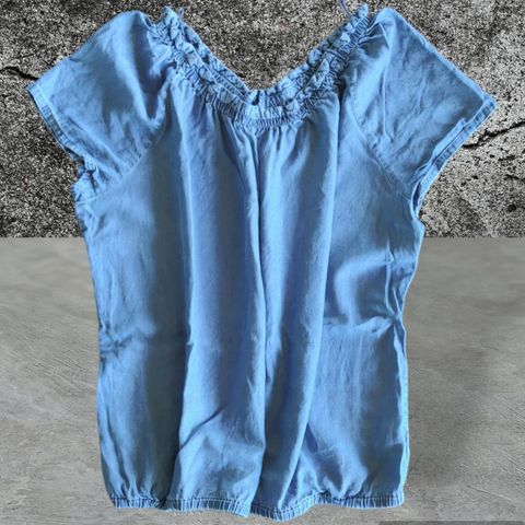 Denim bluse. Str. XL