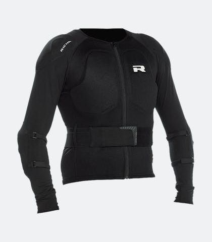 MC jakke Richa Force D3O svart i small + brystpanel og level 2 ryggskinne