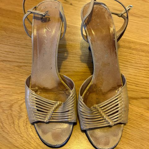 Vintage åpne pumps fra 60-tallet