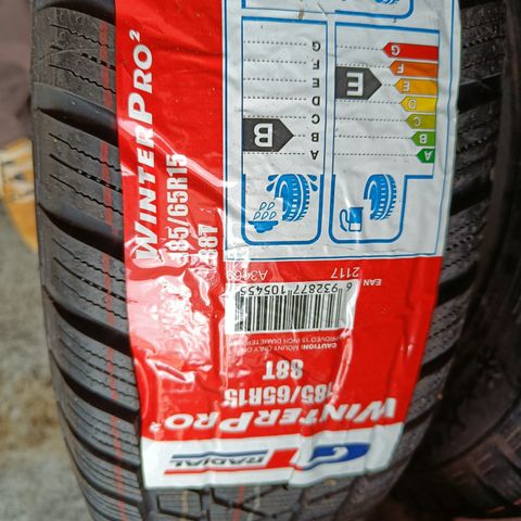 4x GT Radial Winterpro 2 185/65R15 88T