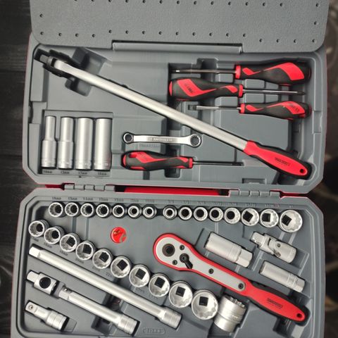 Teng Tools 1/2" Pipenøkkelsett T1244