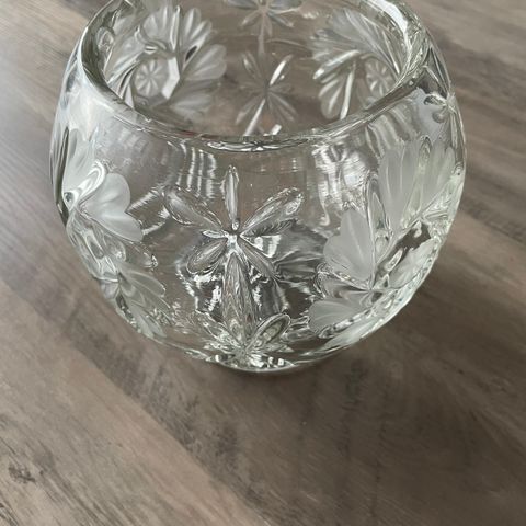 krystall skål