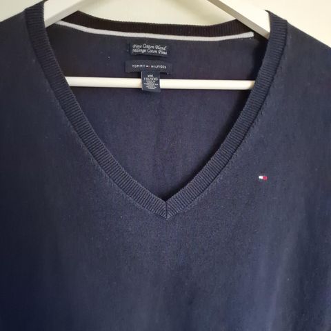 Str XXL Tommy Hilfiger genser blå