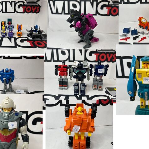 G1 Transformers figurer til salgs