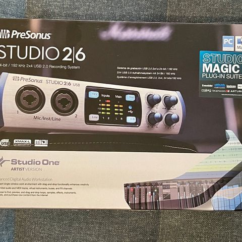 Presonus Studio 26 USB 2.0 Recording System