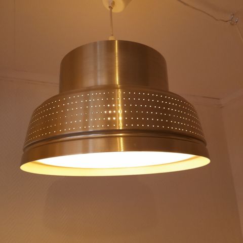 Retro messing taklampe